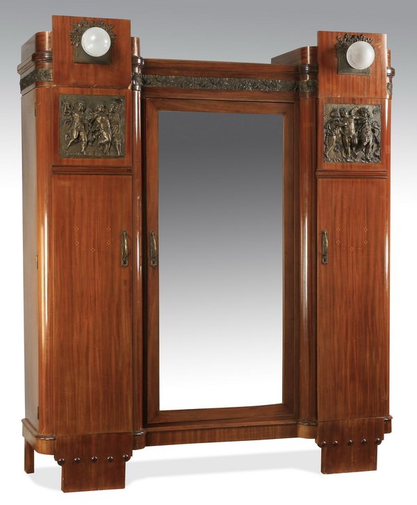 Italian bronze mounted armoire, c. 1915 (1 of 7)
