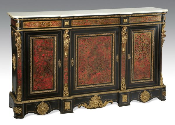 Napoleon III-style boulle inlaid commode (1 of 4)