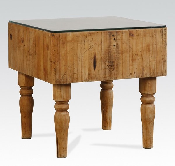 Butcher block table (1 of 3)