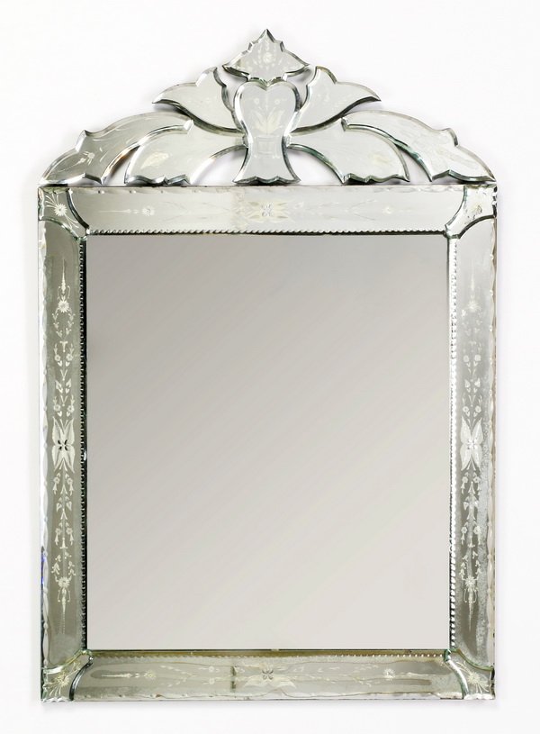 Ventian style wall mirror, 41"h (1 of 1)