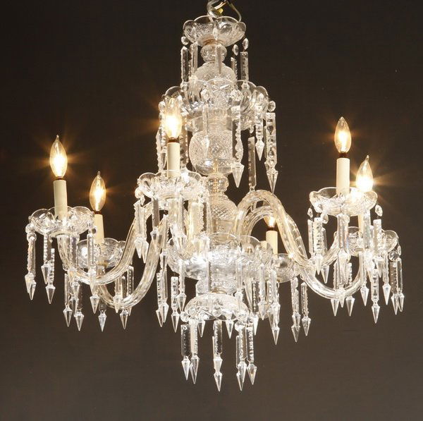 Continental crystal chandelier (1 of 1)