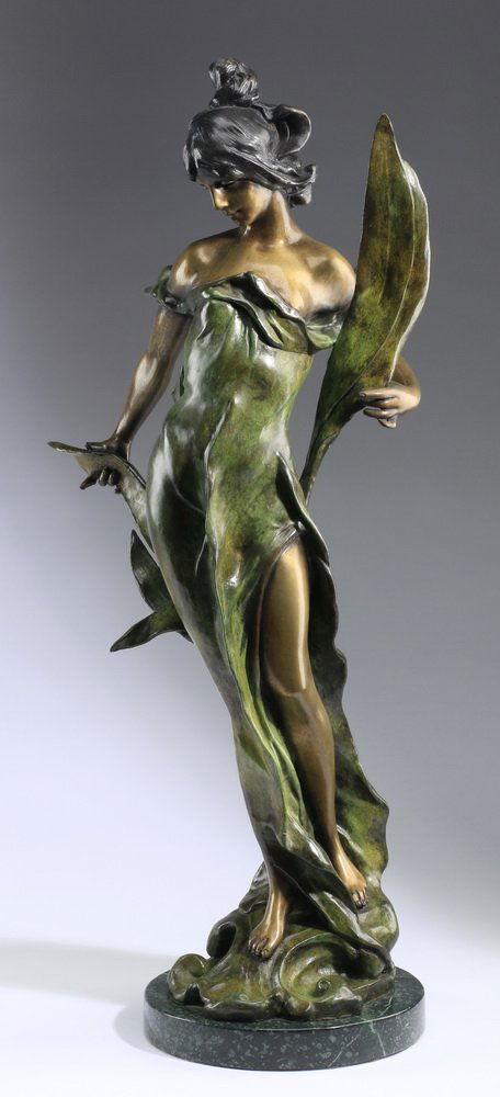 Bronze sculpture of Diana after Roche, 27"h (1 of 3)