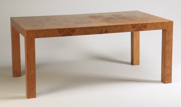 Milo Baughman burl walnut dining table (1 of 2)