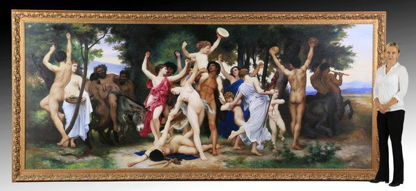 'The Youth of Bacchus', O/c after Bouguereau (1 of 6)
