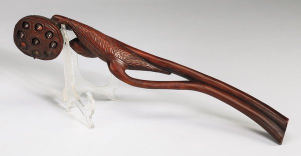 Chinese lotus pod ruyi scepter, 13.5"l (1 of 4)