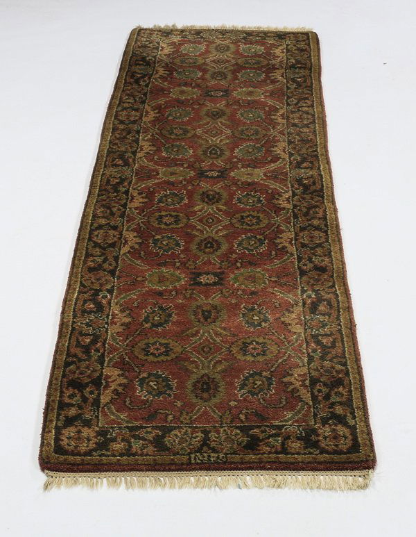 Hand knotted Sino-Tabriz wool runner, 10' (1 of 4)