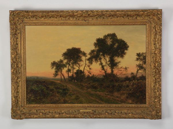 Daniel Sherrin signed, O/c landscape, 19th c. (1 of 6)