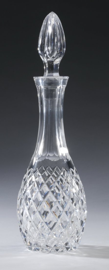 Waterford cut crystal decanter, marked (1 of 1)
