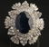 Gold, sapphire and diamond ring, size 7 3/4 - 2