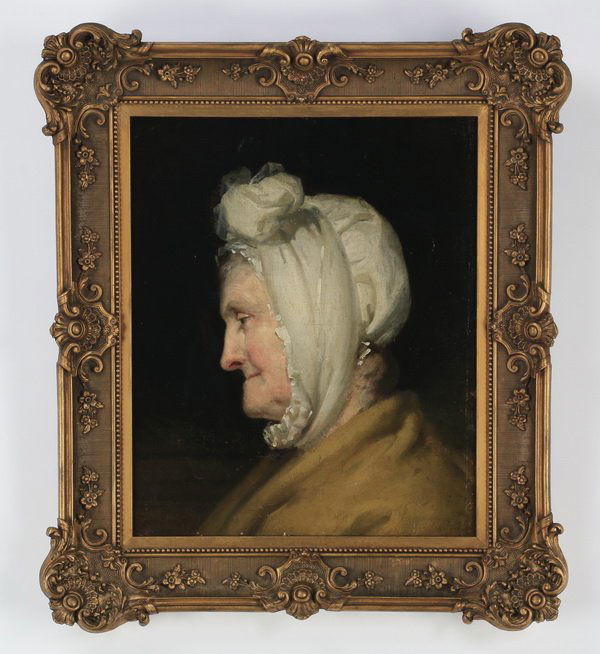 After Sir David Wilkie, 19th c. O/c portrait, 24"h (1 of 5)