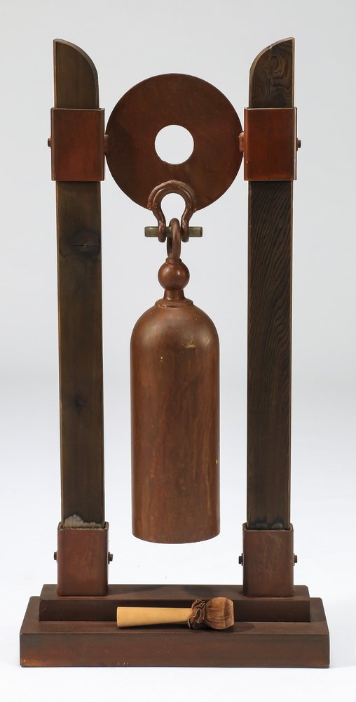 Asian inspired bell on stand. 36"h (1 of 1)
