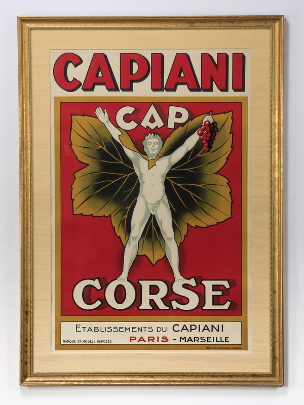 French advertising poster, circa 1930, 56"h (1 of 2)