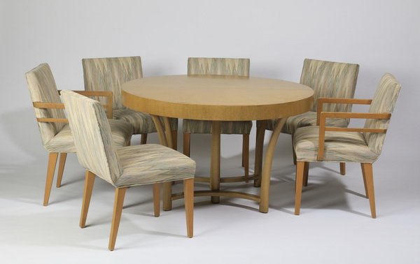 Robsjohn-Gibbings dining table and chairs (1 of 5)