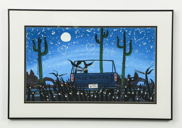 Jerry Fuhriman signed W/c on board 'Alone at Last' (1 of 2)