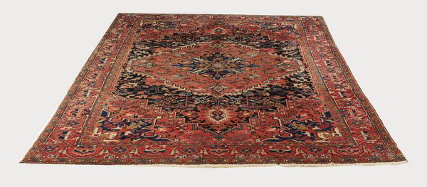 Hand knotted Persian Hamadan rug, 11' x 8' (1 of 4)