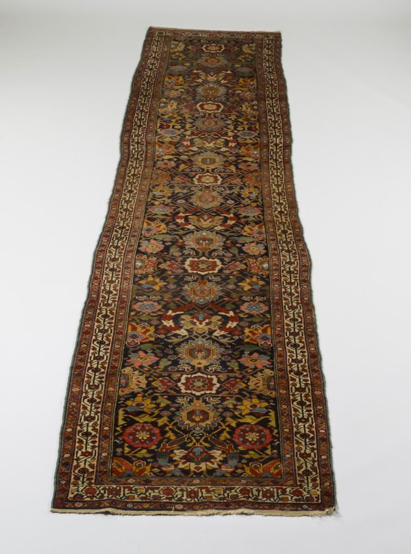 19th c. Caucasian Kuba/Afshar wool runner, 16' long (1 of 5)