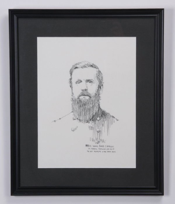 (8) Confederate military figure portraits (1 of 10)