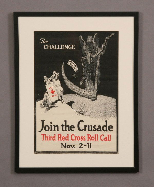 Vintage WW I Red Cross poster (1 of 1)