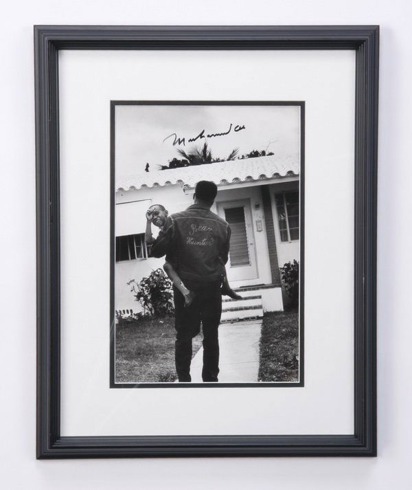 Muhammad Ali framed autographed photo (1 of 2)