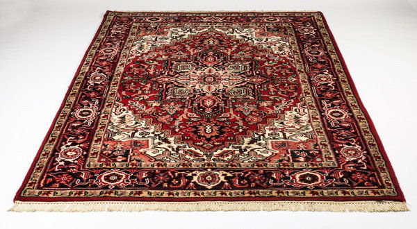 Hand knotted Indo-Heriz wool rug, 6 x 9 (1 of 4)