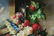 Oversized oil on canvas floral still life, 46"h - 2