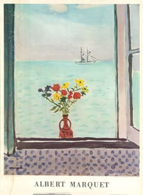Albert Marquet - Fenetre a la Goulette - 1990 Offset Lithograph 61.75" x 45.25"