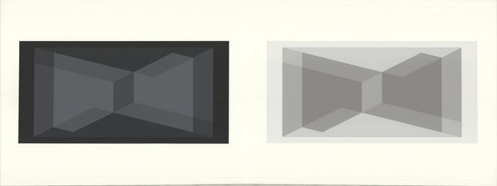 Josef Albers - Formulation: Articulation IX - 1972 Serigraph 15" x 40"