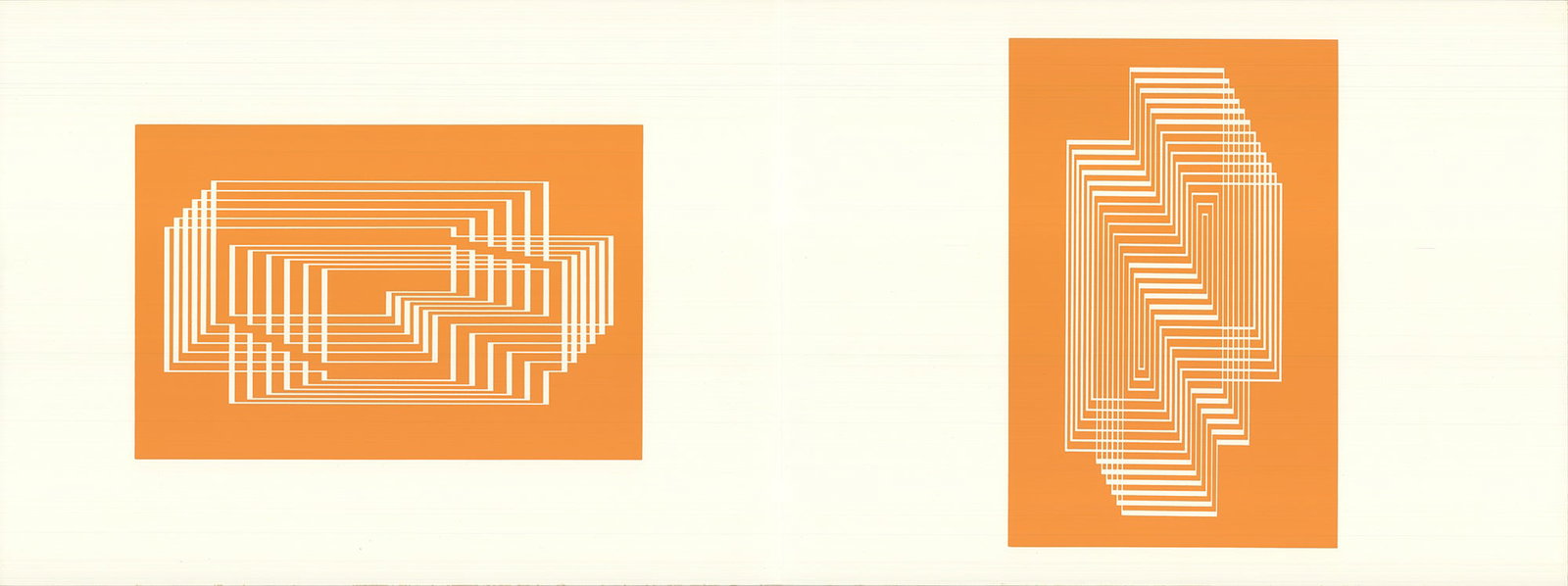 Josef Albers - Formulation: Articulation Portfolio 1, Folder 31 - 1972 Serigraph 15" x 40" (1 of 3)