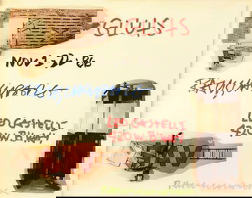 Robert Rauschenberg - Gluts - 1986 Offset Lithograph - SIGNED 22.5" x 28.5"