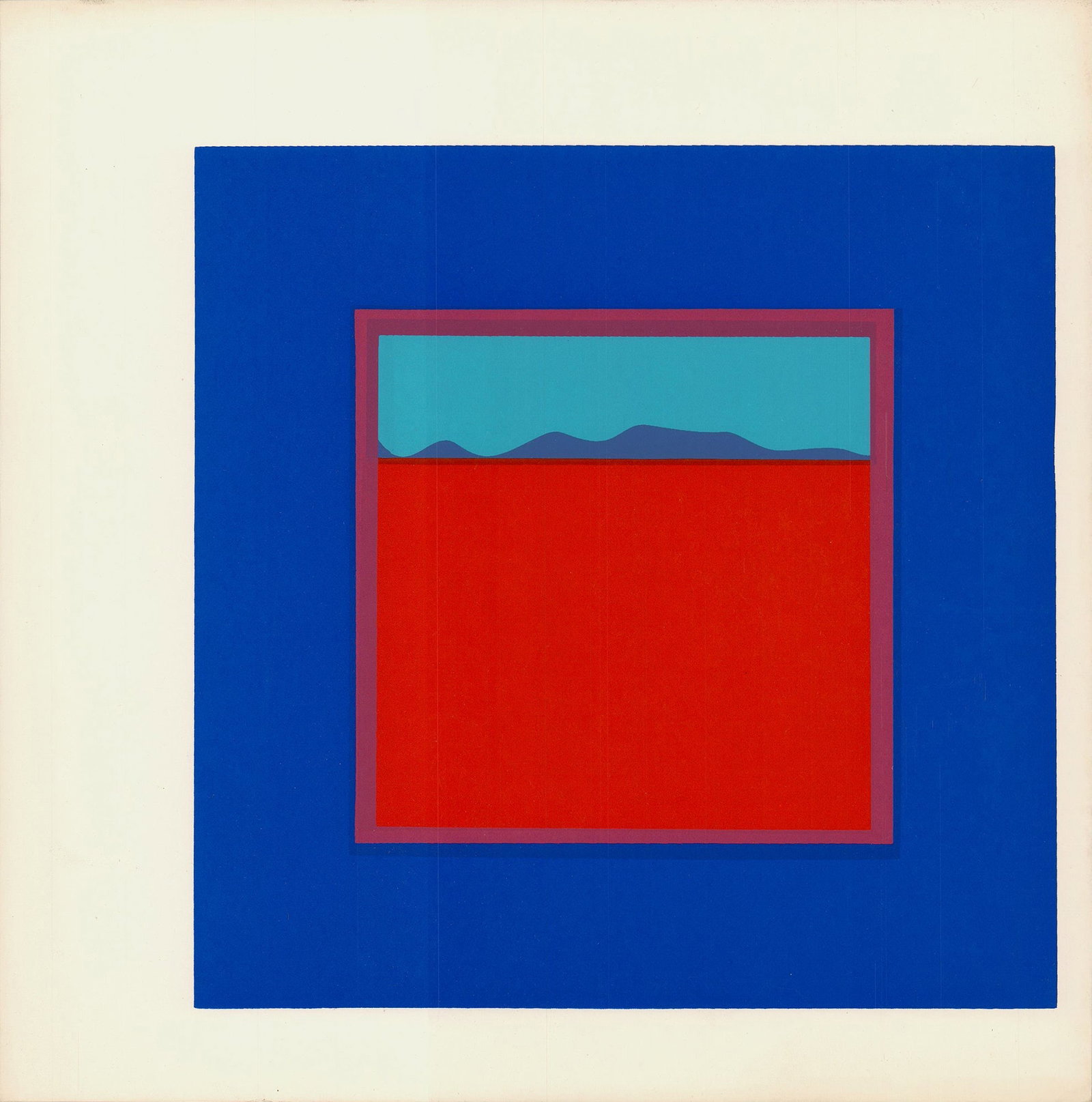 Ernest Trova - Invitation Card for Pace Gallery - 1968 Serigraph 9" x 9": "Invitation Card for Pace Gallery" by Ernest Trova, 1968 Unsigned Serigraph. Paper size is 9 x 9 inches, with an image size of 7.25 x 7 inches. The Serigraph is from an unknown edition size. and is no