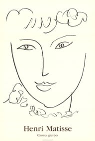 Henri Matisse - La Pompadour - 1992 Offset Lithograph 30.25" x 20.5"