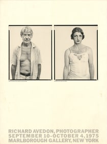 Richard Avedon - Marlborough - 1975 Offset Lithograph 26" x 19.5"