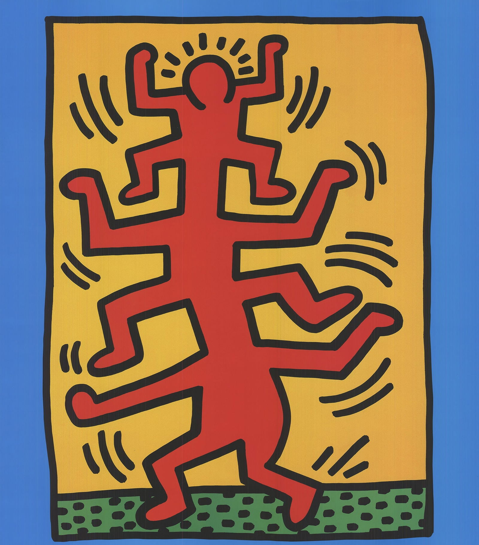 Keith Haring - Untitled (From the Growing Series), 1988 - 2010 Offset Lithograph 21.5" x 19" (1 of 3)
