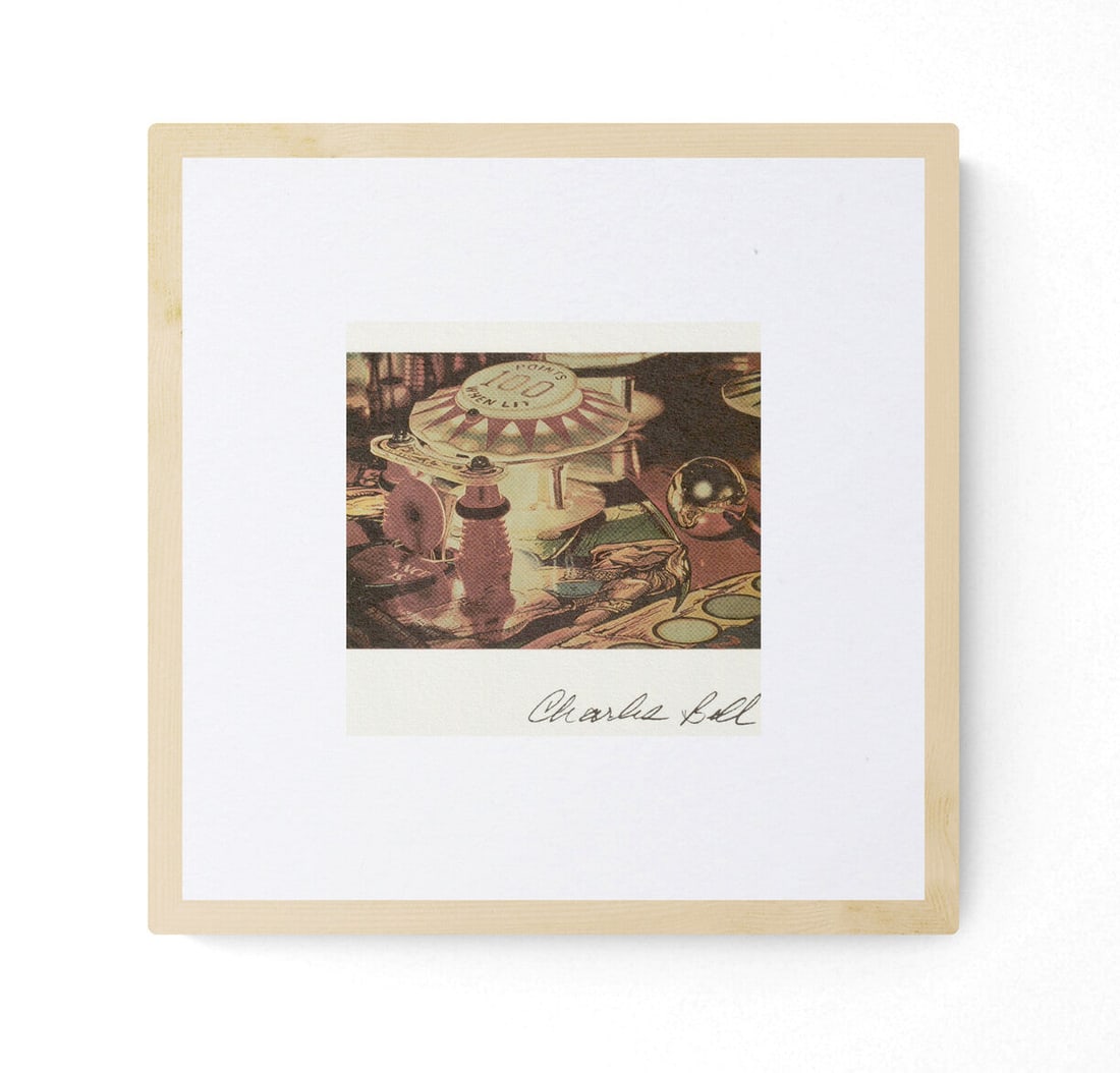 Charles Bell - 100 Points When Lit - 1995 Offset Lithograph 8.75" x 7.25"