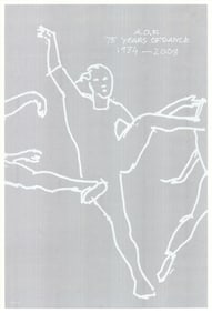 Alex Katz - 75 Years of American Dance - 2008 Serigraph 51.5" x 35"
