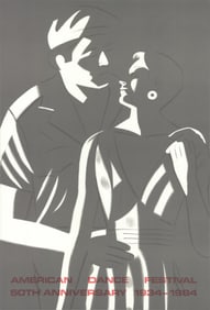 Alex Katz - American Dance Festival 1984 - 1984 Lithograph - SIGNED 37.5" x 25.5"