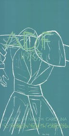 Alex Katz - American Dance Festival 1987 - 1987 Serigraph 59.75" x 30.5"