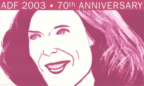 Alex Katz - American Dance Festival 2003-70th Anniversary - 2003 Serigraph 31.75" x 53"