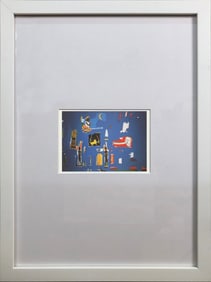 Jean-Michel Basquiat - Antar - 1992 Offset Lithograph 12.25" x 10"