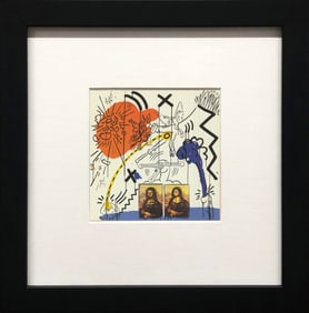 Keith Haring - Apocalypse VI - 1988 Offset Lithograph 10" x 8.25"