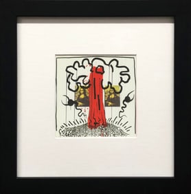Keith Haring - Apocalypse X - 1988 Offset Lithograph 10" x 8.25"