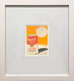 Andy Warhol - Campbell's Soup Can (Cream of Chicken Soup) - 1993 Offset Lithograph 7" x 5"