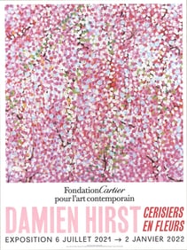Damien Hirst - Emperor's Blossom - 2021 Offset Lithograph 31.75" x 23.75"