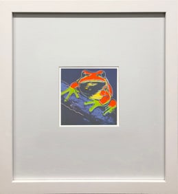 Andy Warhol - Endangered Species: Pine Barrens Tree Frog - 1992 Offset Lithograph 7" x 5"