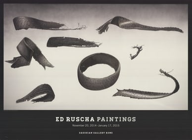 Edward Ruscha - Gagosian Gallery - 2014 Offset Lithograph 27" x 36.5"