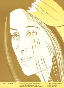 Alex Katz - Galerie Roger d'Amecourt - 1977 Offset Lithograph 29" x 21.25"