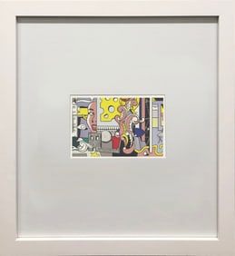 Roy Lichtenstein - Go for Baroque - 1994 Offset Lithograph 5" x 7"