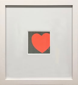 Andy Warhol - Heart - 1993 Offset Lithograph 7" x 5"