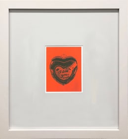 Andy Warhol - Heart (Lamston Candy Box) - 1993 Offset Lithograph 7" x 5"