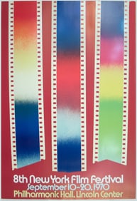 James Rosenquist - Short Cuts, 8th New York Film Festival - 1970 Offset Lithograph 34.5" x 23.75"